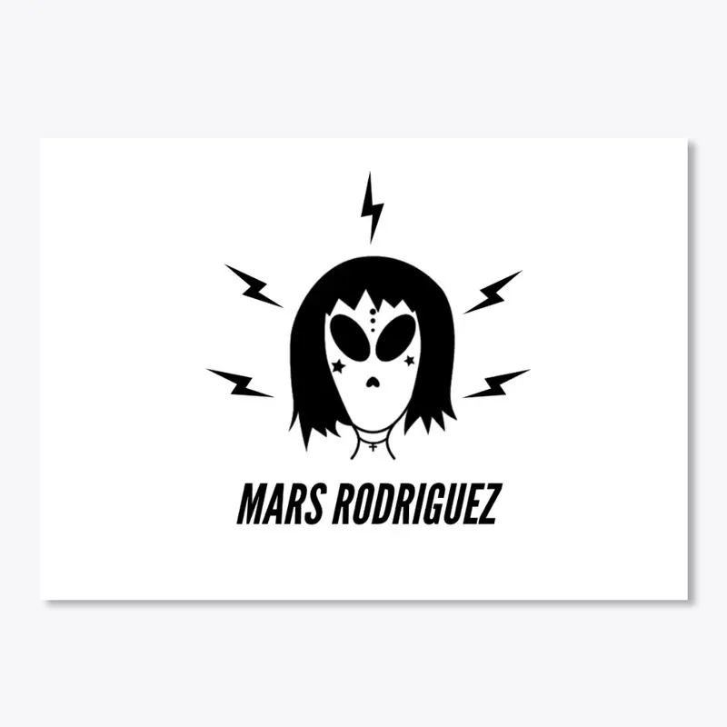 +++ MARS RODRIGUEZ   Alien Sticker +++